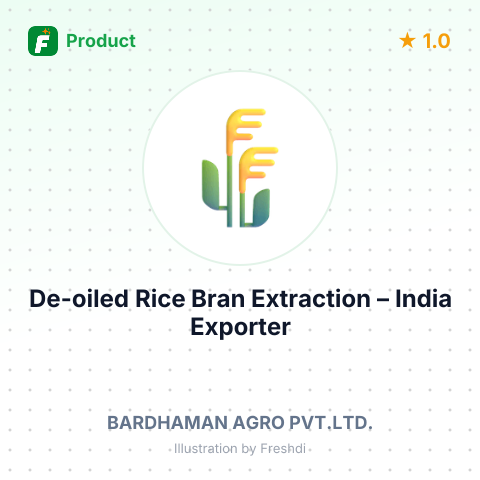 De-oiled Rice Bran Extraction – summary card, no photo uploaded yet