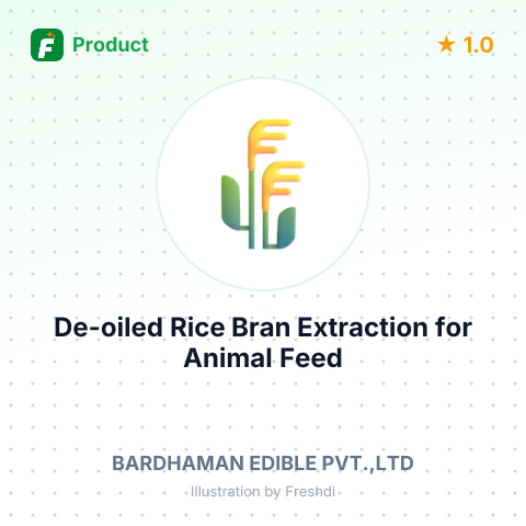 De-oiled Rice Bran Extraction for Animal Feed – summary card, no photo uploaded yet