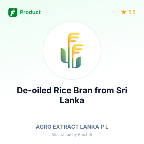 De-oiled Rice Bran – summary card, no photo uploaded yet