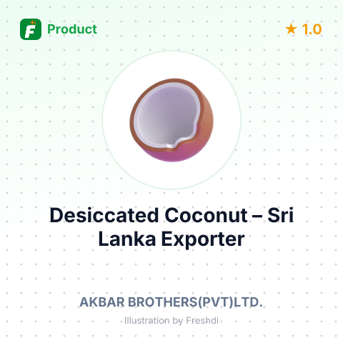 Desiccated Coconut – summary card, no photo uploaded yet