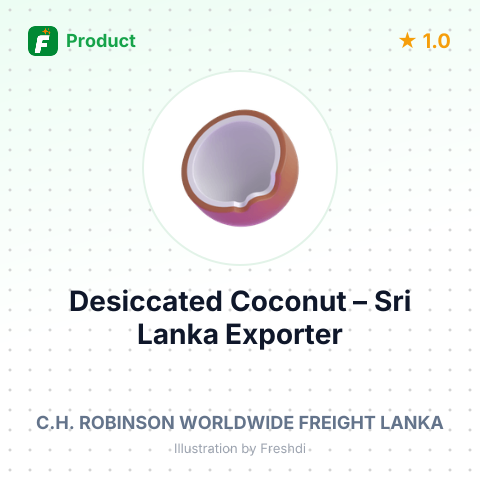 Desiccated Coconut – summary card, no photo uploaded yet