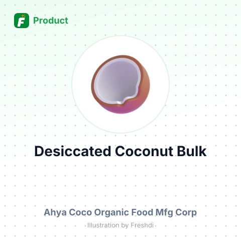 Desiccated Coconut Fine – summary card, no photo uploaded yet