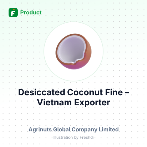 Desiccated Coconut Fine – summary card, no photo uploaded yet