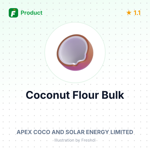 Desiccated Coconut Flour – summary card, no photo uploaded yet