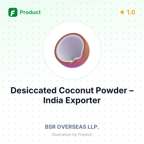 Desiccated Coconut Powder – summary card, no photo uploaded yet
