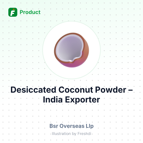 Desiccated Coconut Powder – summary card, no photo uploaded yet