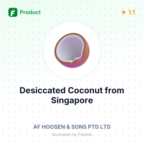 Desiccated Coconut – summary card, no photo uploaded yet