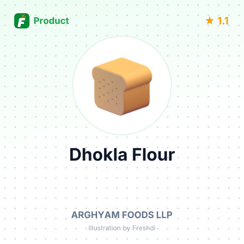 Dhokla Flour – summary card, no photo uploaded yet