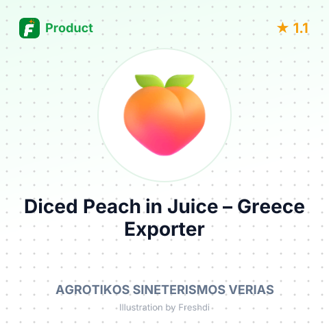 Diced Peach in Juice – summary card, no photo uploaded yet