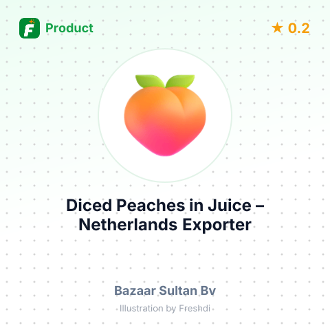 Diced Peaches in Juice – summary card, no photo uploaded yet