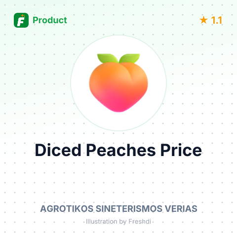 Diced Peaches in Syrup – summary card, no photo uploaded yet