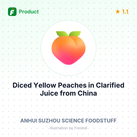 Diced Yellow Peaches in Clarified Juice – summary card, no photo uploaded yet