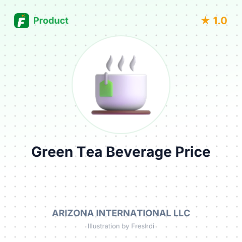 Diet Green Tea Beverage with Ginseng – summary card, no photo uploaded yet
