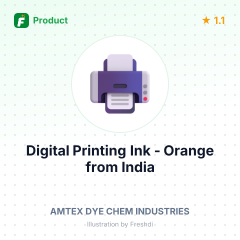 Digital Printing Ink - Orange – summary card, no photo uploaded yet
