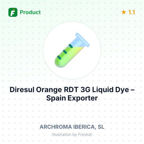 Diresul Orange RDT 3G Liquid Dye – summary card, no photo uploaded yet