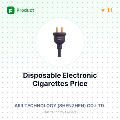 Disposable Electronic Cigarettes AIIR Plus – summary card, no photo uploaded yet