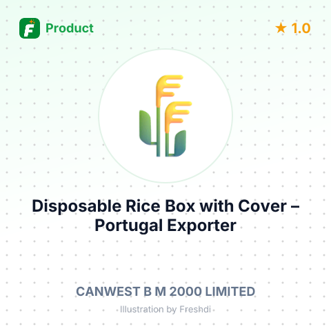 Disposable Rice Box with Cover – summary card, no photo uploaded yet