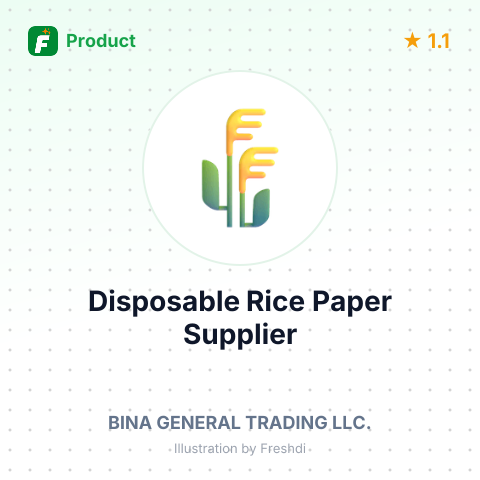 Disposable Rice Paper – summary card, no photo uploaded yet