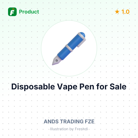Disposable Vape Pen - Blueberry Flavor – summary card, no photo uploaded yet