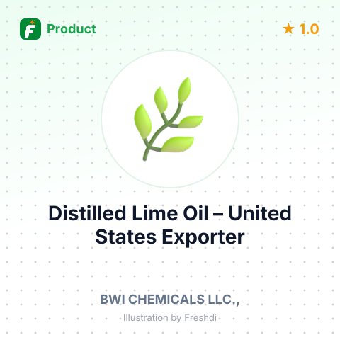 Distilled Lime Oil – summary card, no photo uploaded yet