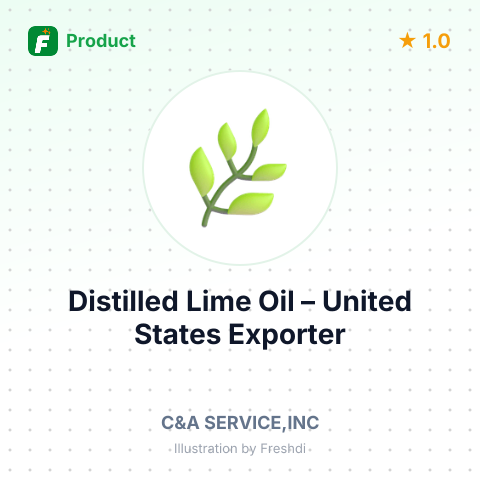 Distilled Lime Oil – summary card, no photo uploaded yet