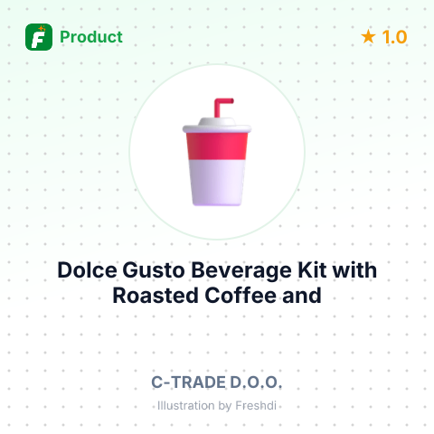 Dolce Gusto Beverage Kit with Roasted Coffee and Milk – summary card, no photo uploaded yet