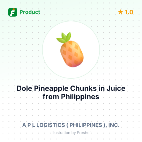 Dole Pineapple Chunks in Juice – summary card, no photo uploaded yet