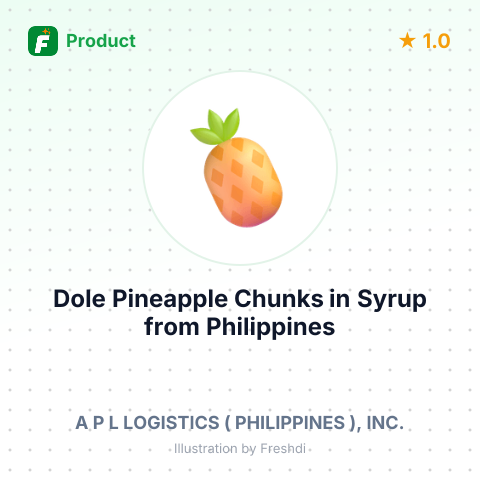 Dole Pineapple Chunks in Syrup – summary card, no photo uploaded yet