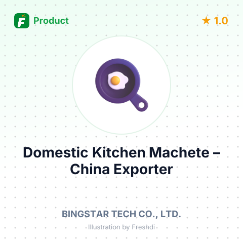 Domestic Kitchen Machete – summary card, no photo uploaded yet