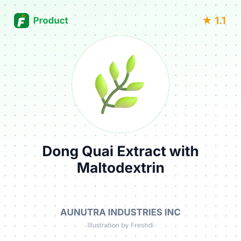 Dong Quai Extract with Maltodextrin – summary card, no photo uploaded yet