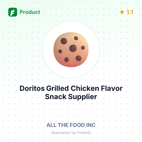 Doritos Grilled Chicken Flavor Snack – summary card, no photo uploaded yet