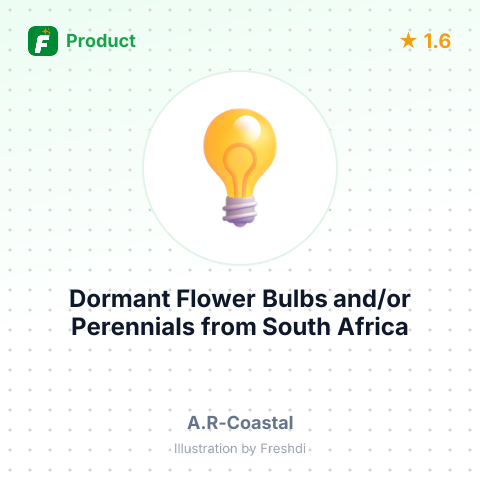 Dormant Flower Bulbs and/or Perennials – summary card, no photo uploaded yet