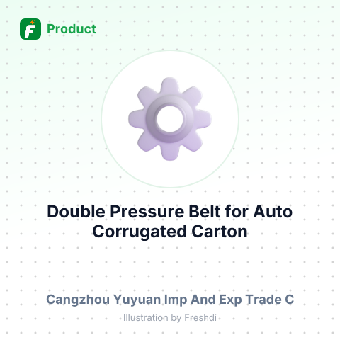 Double Pressure Belt for Auto Corrugated Carton Machine – summary card, no photo uploaded yet