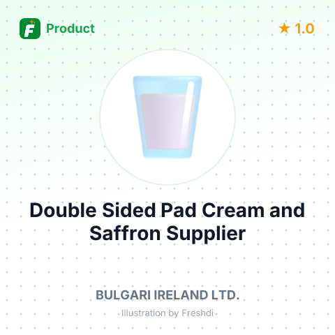 Double Sided Pad Cream and Saffron – summary card, no photo uploaded yet