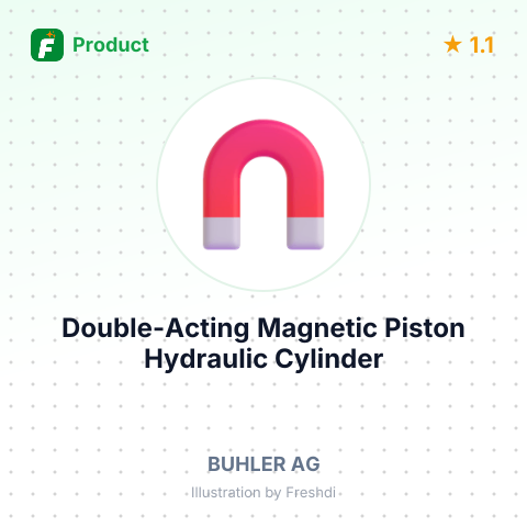 Double-Acting Magnetic Piston Hydraulic Cylinder – summary card, no photo uploaded yet