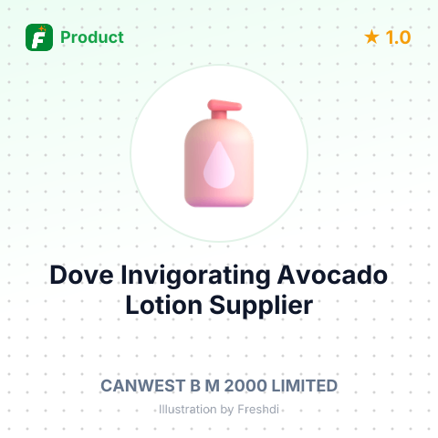 Dove Invigorating Avocado Lotion – summary card, no photo uploaded yet