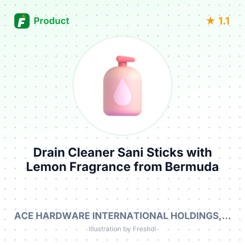 Drain Cleaner Sani Sticks with Lemon Fragrance – summary card, no photo uploaded yet
