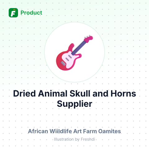 Dried Animal Skull and Horns – summary card, no photo uploaded yet