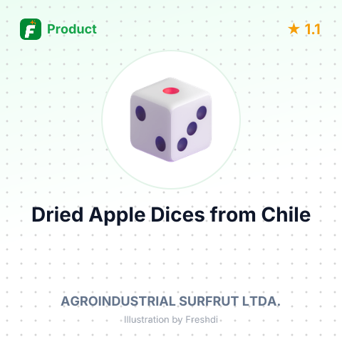 Dried Apple Dices – summary card, no photo uploaded yet