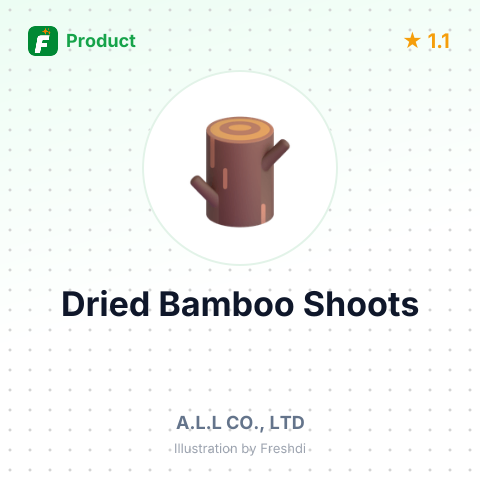 Dried Bamboo Shoots – summary card, no photo uploaded yet