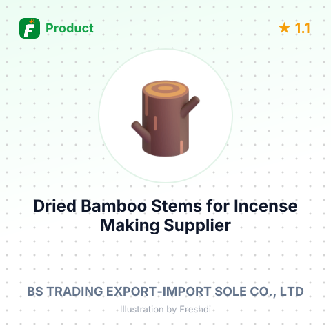 Dried Bamboo Stems for Incense Making – summary card, no photo uploaded yet