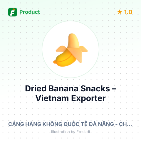 Dried Banana Snacks – summary card, no photo uploaded yet