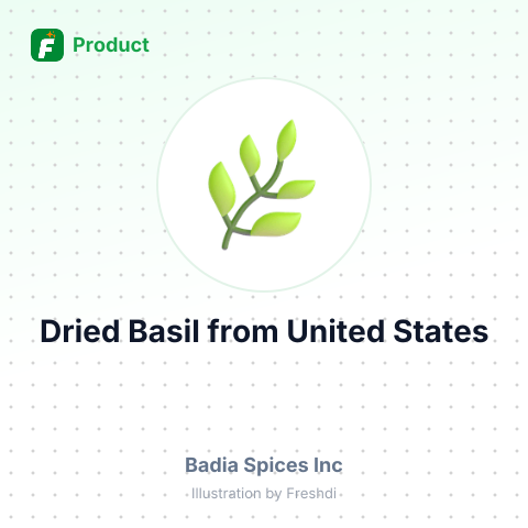 Dried Basil – summary card, no photo uploaded yet