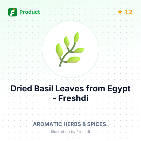Dried Basil Leaves – summary card, no photo uploaded yet