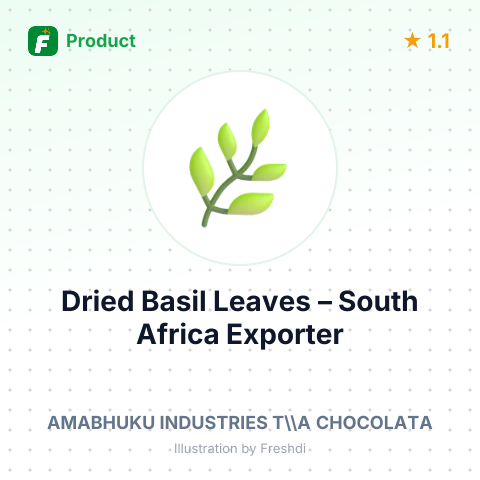 Dried Basil Leaves – summary card, no photo uploaded yet