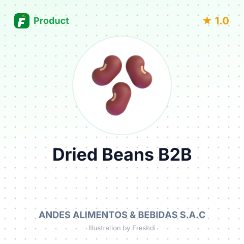 Dried Beans – product summary card, no photo uploaded yet