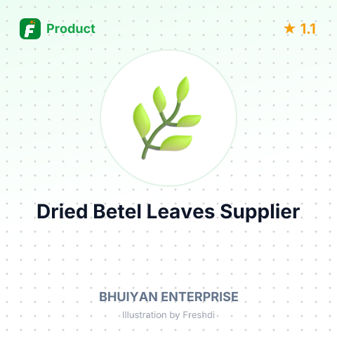 Dried Betel Leaves – summary card, no photo uploaded yet