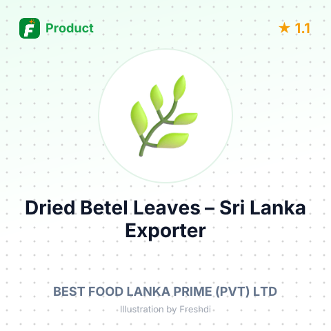 Dried Betel Leaves – summary card, no photo uploaded yet