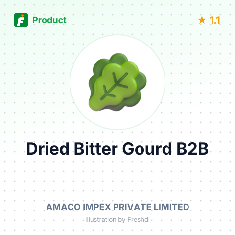 Dried Bitter Gourd – summary card, no photo uploaded yet