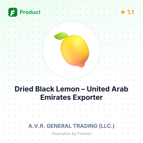 Dried Black Lemon – summary card, no photo uploaded yet